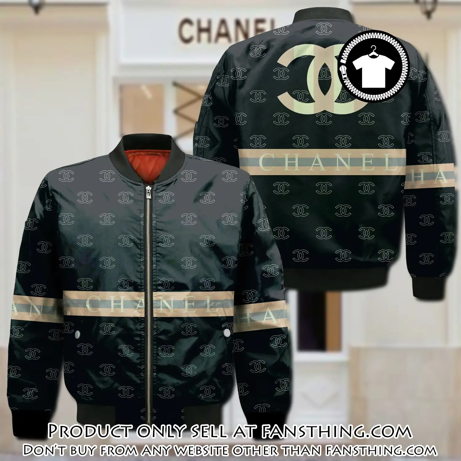 Chanel bomber jacket luxury brand clothing clothes outfit for men women 02 fst5008957